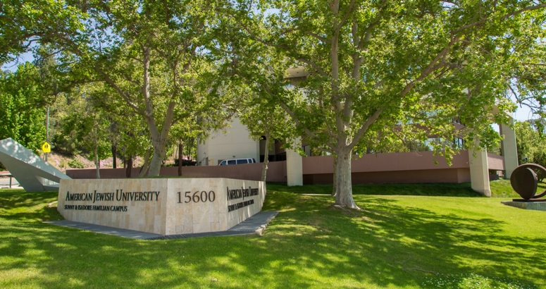 Image of signage outside of Familian Campus in Bel Air, California