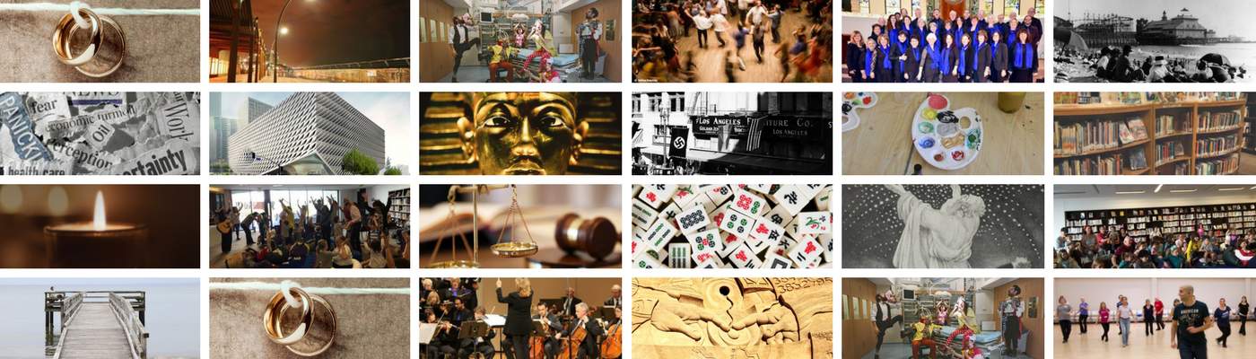 Various images advertising different Whizin events from last season