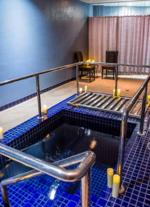 Photograph of inside of mikveh