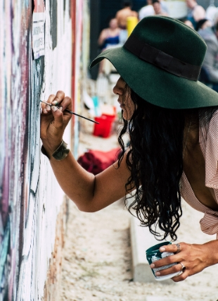 Photo of Woman painting