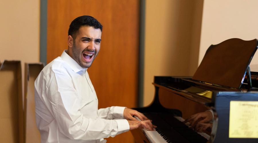 Photo of Man at Piano