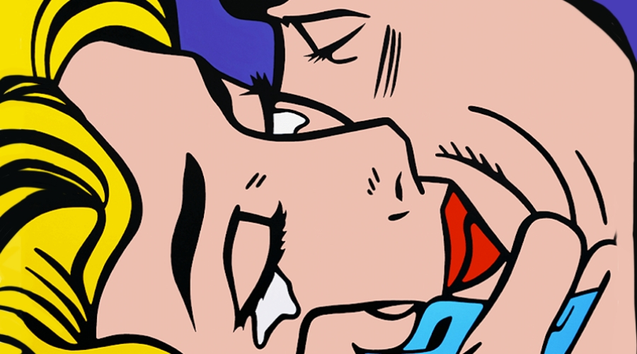 woman crying while man holds her