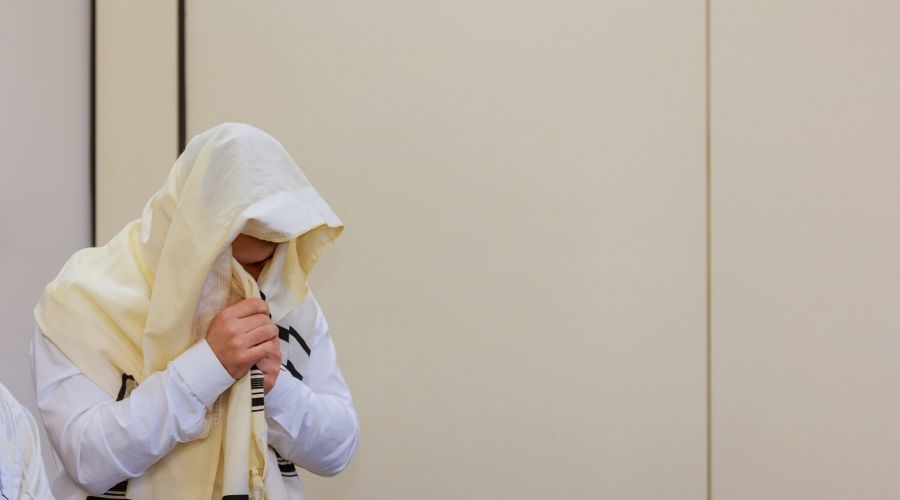 man praying 