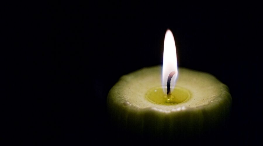 Photo of remembrance candle