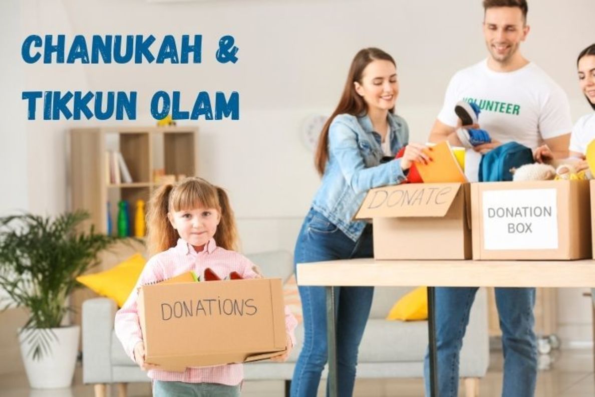 Photo of little girl holding donations box 