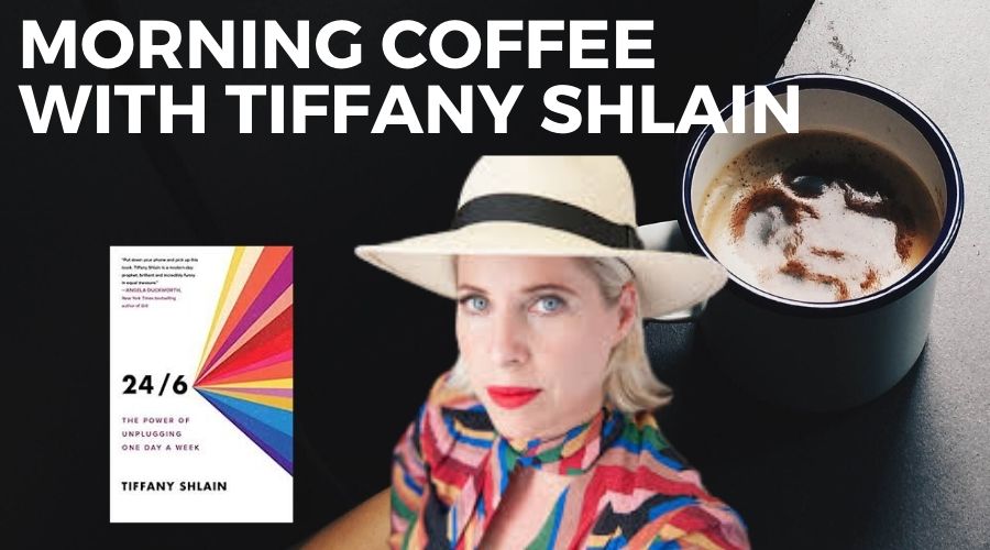 Poster of tiffany shlain and coffee
