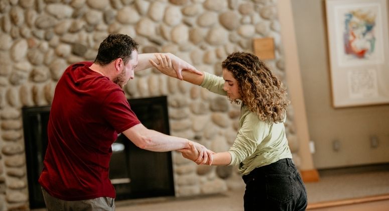 Photo of man and woman dancing