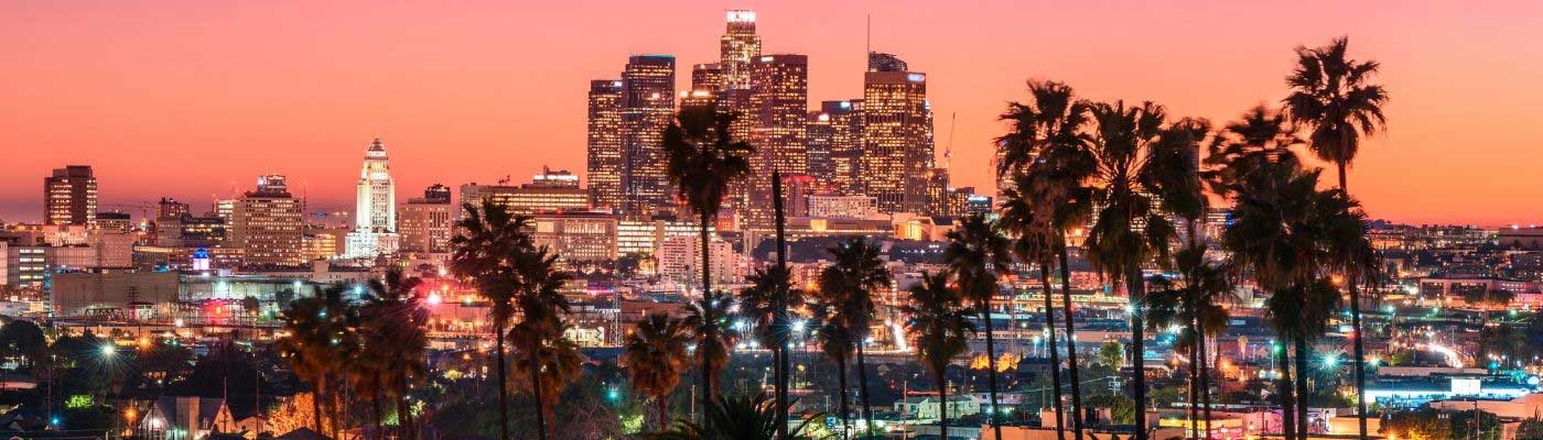 Los Angeles city skyline