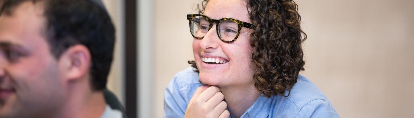 Photo of student in class