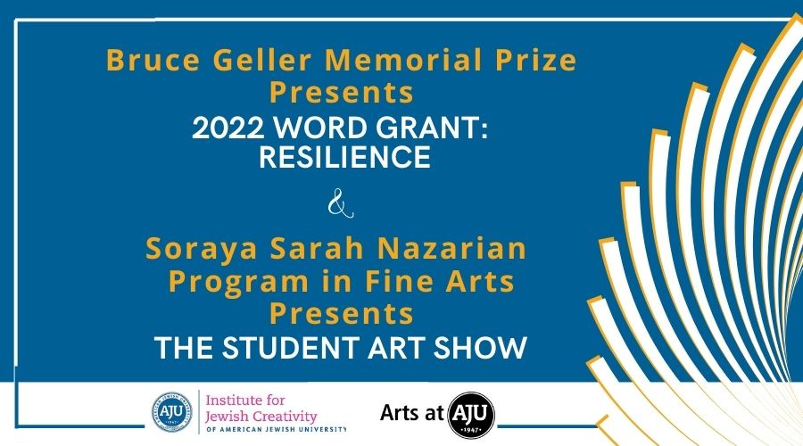 Word Grant 2022 & Student Art Show Flyer