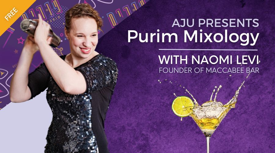 Purim Mixology Graphic