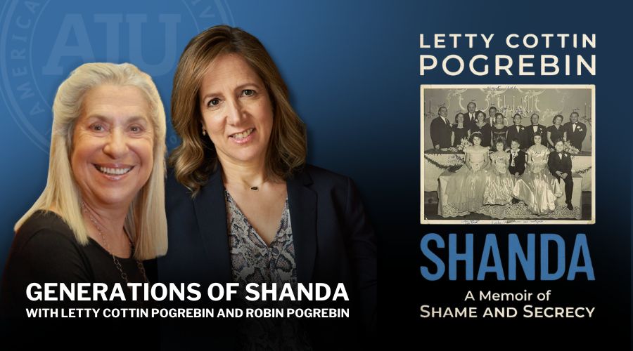 Generations_Shanda_LettyCottinPogrebin_RobinPogrebin_Headshots_with_Book_Cover
