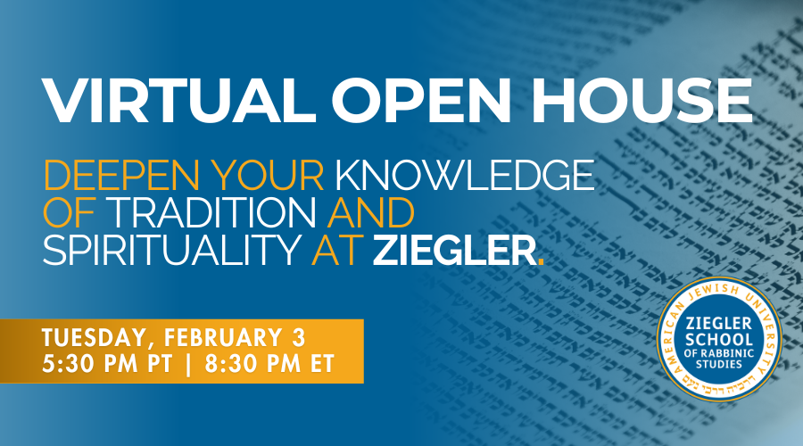 Virtual Open House Deepen Your Knowledge Of Tradition and Spirituality at Ziegler