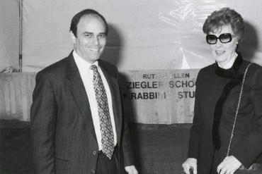 Photograph of Dr. Wexler and Ruth Ziegler