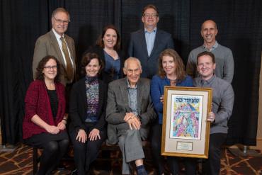 Photograph of JCamp 180 Award Winner and Board