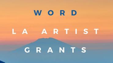 Word LA Artist Grant Image