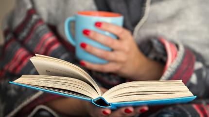 girl reading a book 