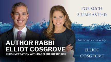 Being_Jewish_Today_RabbiCosgrove_RabbiHirsch_AJUOpenLearning_FreeEvent