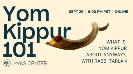 Yom Kippur 101 Flyer