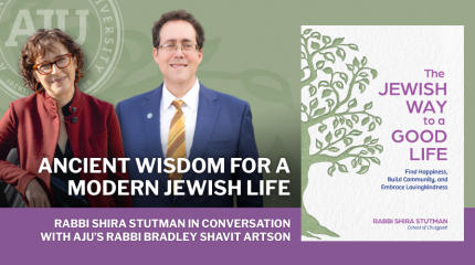 Ancient Wisdom for a Modern Jewish Life with Rabbi Artson and Rabbi Stutman with book cover