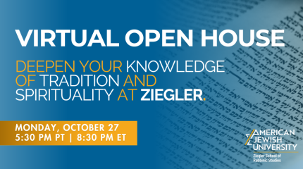 Ziegler Virtual Open House Monday October 27