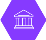 Purple Icon with building